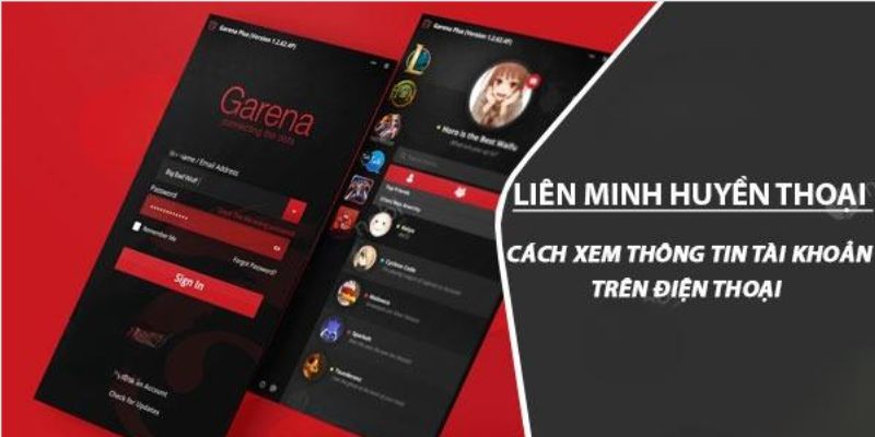 Kiểm tra tài khoản garena liên kết riot khá dễ dàng